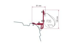 Fiamma F35 Pro Kit Standard 13 Fiamma F35 Pro Kit Standard -Zeltrabatt 57443 12097