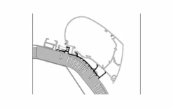 Thule Dachadapter Carthago Serie 450 Cm Ab 2014 -Zeltrabatt 603475 4472755