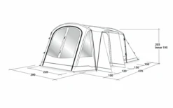 Outwell Nevada 4PE Tunnelzelt -Zeltrabatt 691712 4857899