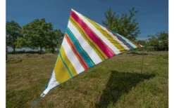 Bent Zip-Canvas Single Verbindbares Sonnensegel 250 X 250 X 250 Cm Türkis -Zeltrabatt 691805 4862594