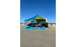 Bent Zip-Canvas Single Verbindbares Sonnensegel 250 X 250 X 250 Cm Türkis -Zeltrabatt 700028 4862612