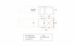 Vango Tailgate Hub Low -Zeltrabatt 703193 4852478