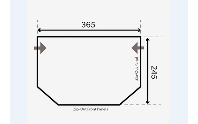 Dometic Pop AIR Pro 365 Aufblasbares Vorzelt Für Wohnwagen 3 Dometic Pop AIR Pro 365 Aufblasbares Vorzelt Für Wohnwagen