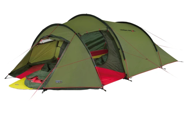 High Peak Falcon 4 LW Lightweight 4 Personen Tunnelzelt Aluminium Gestänge Olive/rot 3 High Peak Falcon 4 LW Lightweight 4 Personen Tunnelzelt Aluminium Gestänge Olive/rot