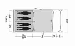 Outwell Greenwood 4 Tunnelzelt 15 Outwell Greenwood 4 Tunnelzelt -Zeltrabatt 748523 5009078